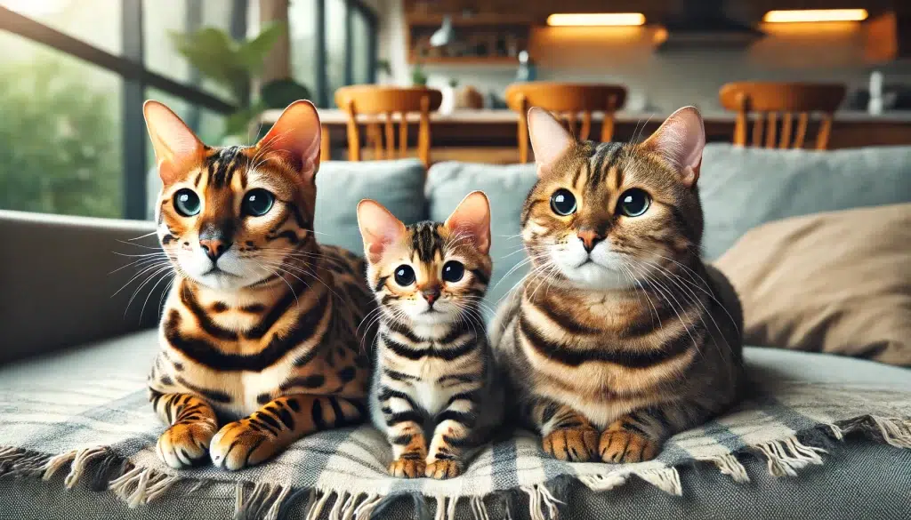 Genetta Cruce de Bengalí y Gato munchkin