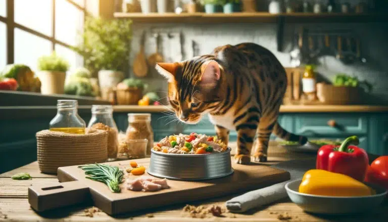"Descubre cómo planificar un calendario de comida casera para tu gato bengalí. Proporciona una dieta equilibrada y saludable con nuestras recetas y consejos expertos."