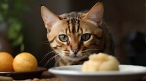 gato bengalí comiendo, alimentacion y recetas