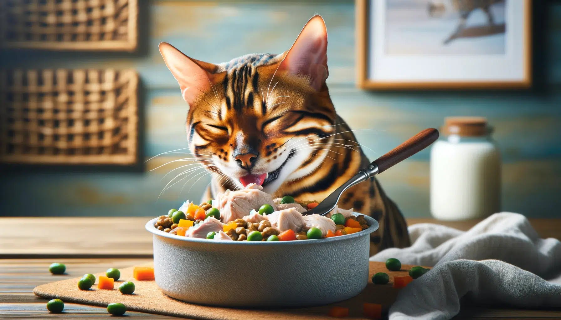 Receta de Comida Casera para Gatos Bengalíes