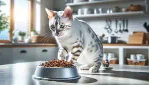 gato bengali blanco