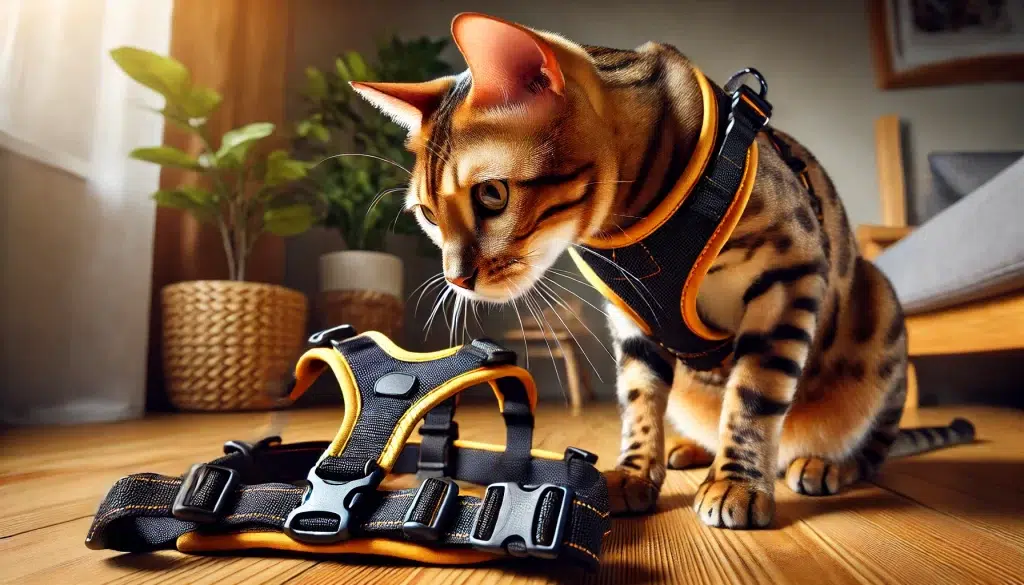 Cómo Entrenar a tu Gato Bengalí para Usar el Arnés