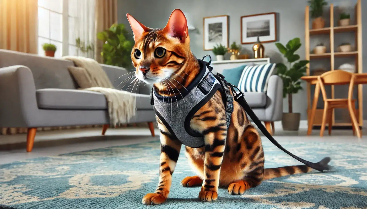 Cómo Entrenar a tu Gato Bengalí para Usar el Arnés