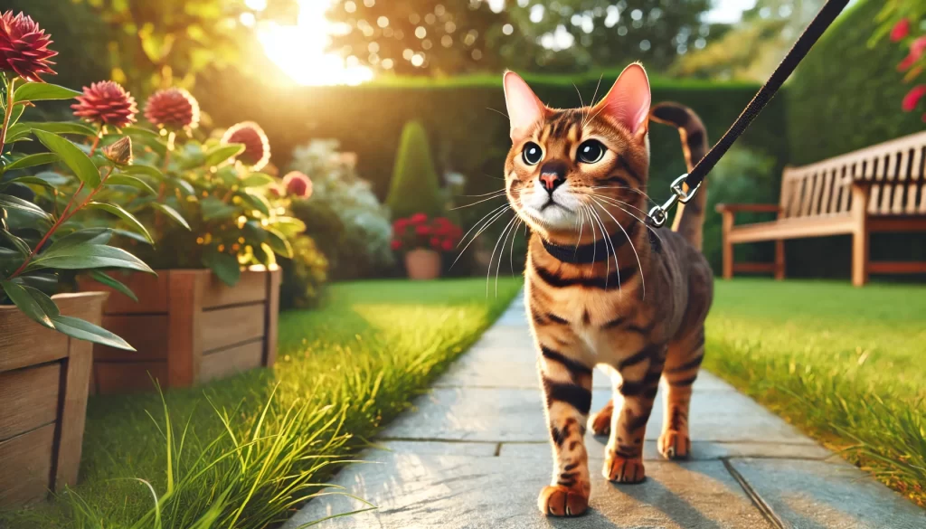 Cómo Entrenar a tu Gato Bengalí para Usar el Arnés